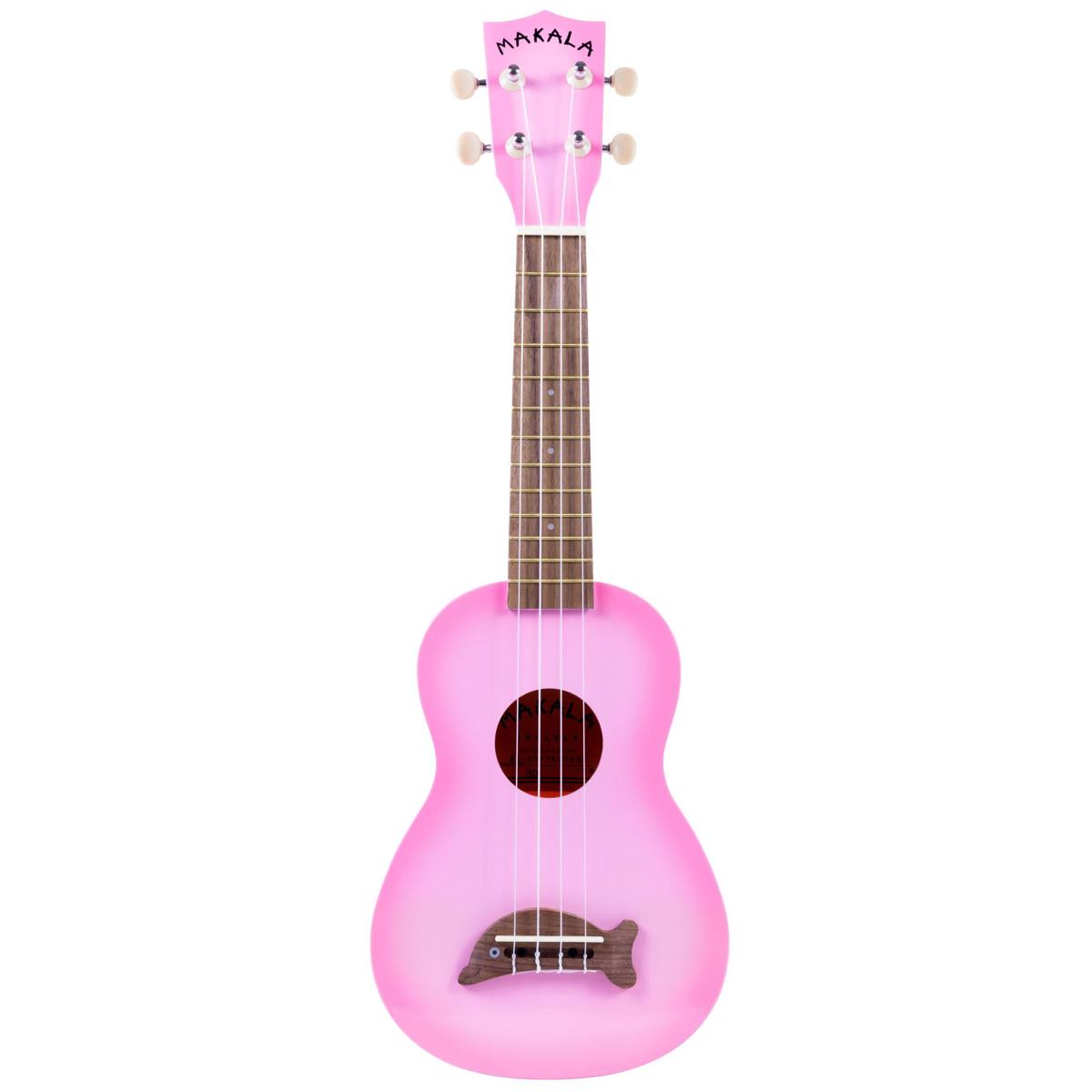 Image of Kala Soprano Dolphin Ukulele Pink Burst