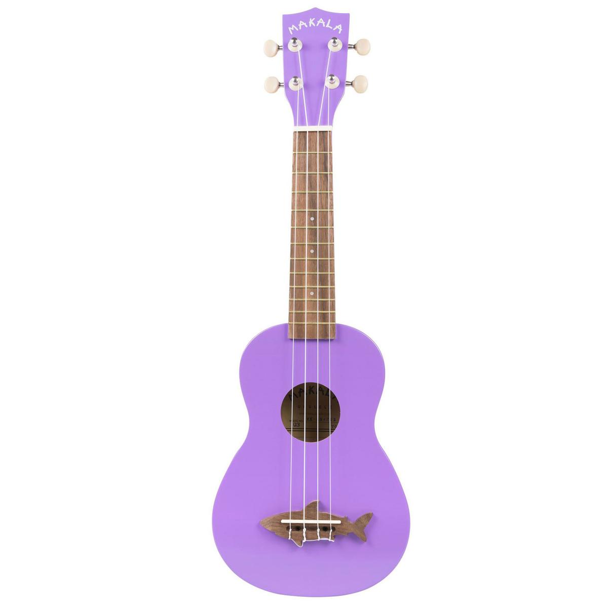 

Kala Matte Sea Urchin Purple Makala Shark Soprano Ukulele with Tote Bag