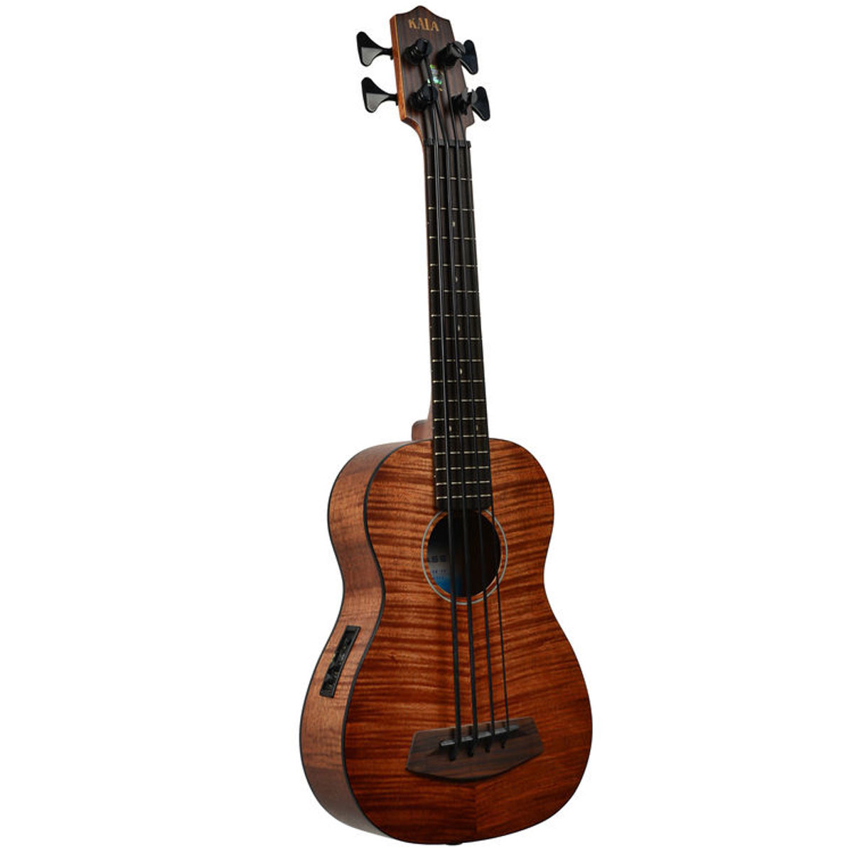 

Kala Satin Exotic Mahogany Acoustic-Electric U-BASS Fretted Ukulele with Bag