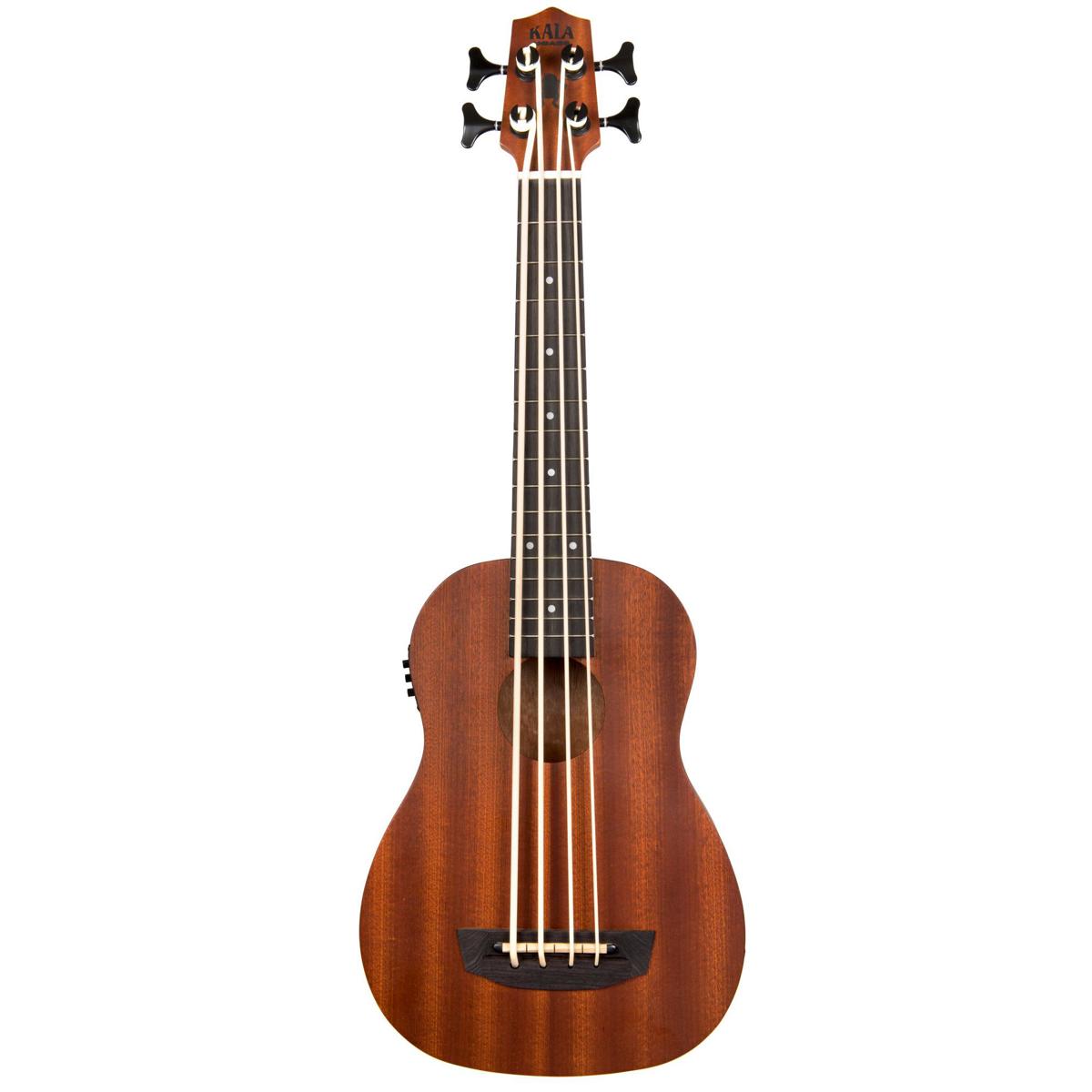 

Kala Satin Mahogany Wanderer Acoustic-Electric U-BASS Fretted Ukulele with Bag