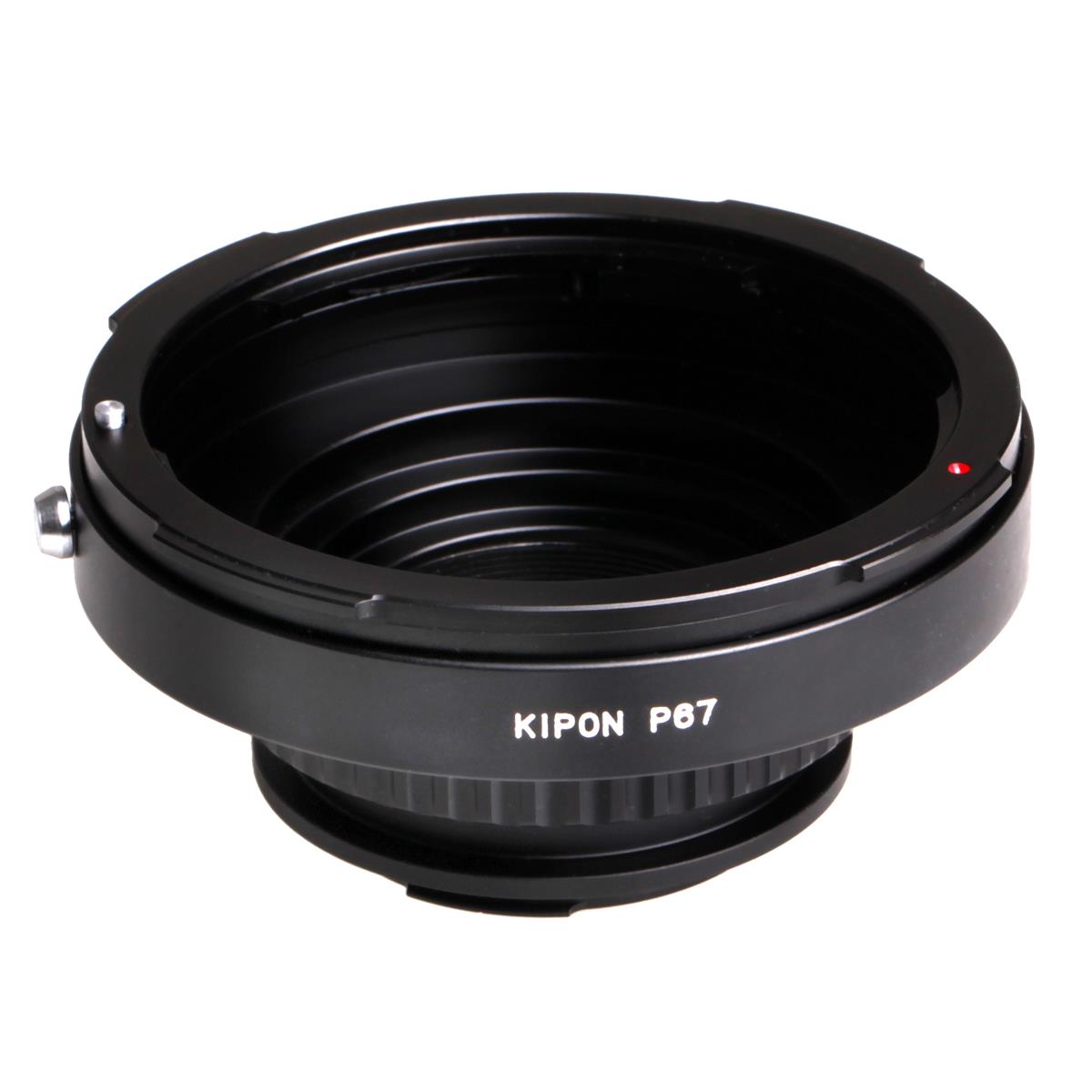 Image of Kipon Pentax 67 Lens to Pentax K Camera Lens Adapter