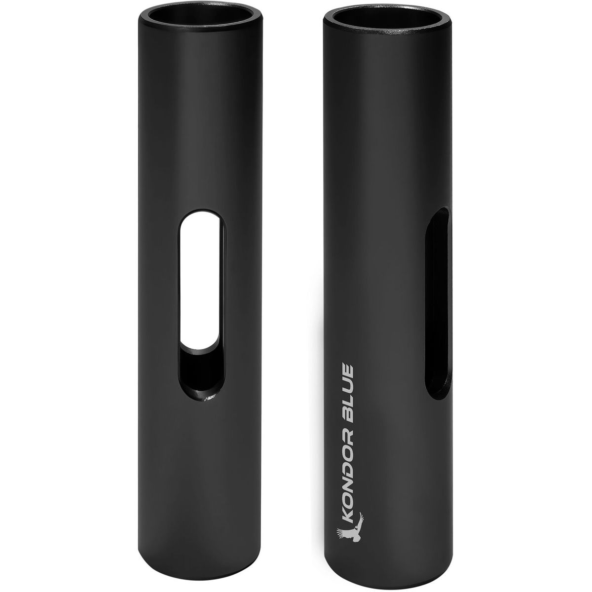 

Kondor Blue 3" PPSh 15mm Threaded Aluminum Rod, Raven Black, 2-Pack