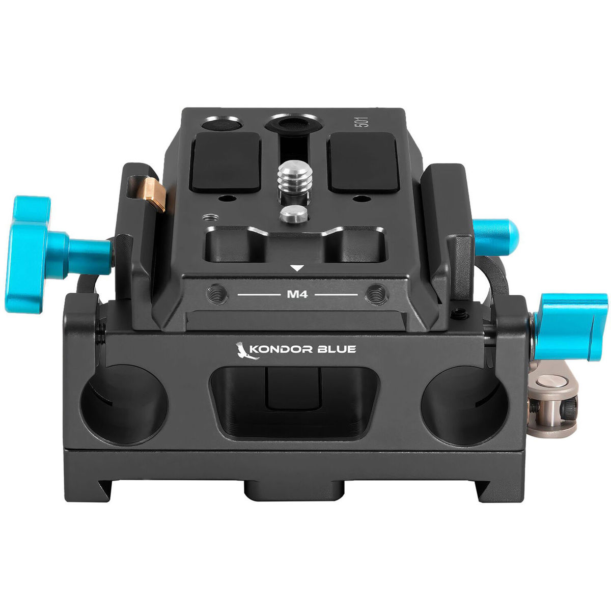 Photos - Camcorder Accessory Kondor Blue 15mm ARRI Standard Baseplate for BMPCC 4K/6K Cage, Raven Black 