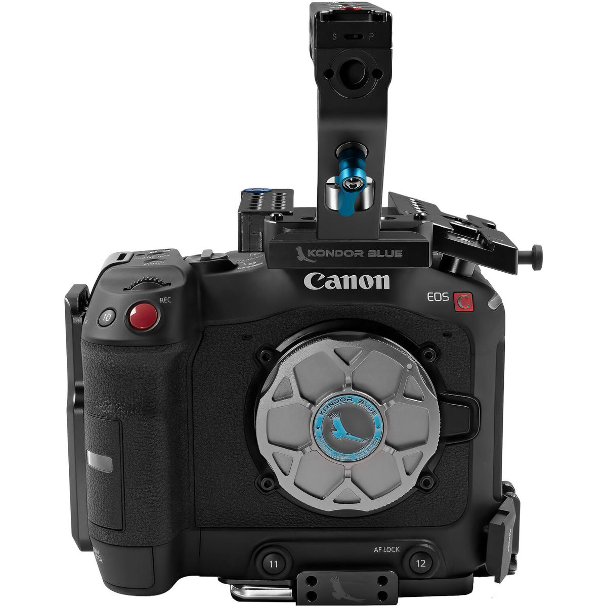 

Kondor Blue Full Camera Cage with Top Handle for Canon C70 Camera, Raven Black