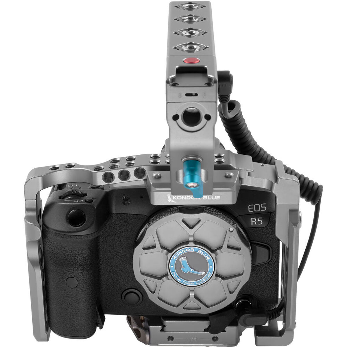 

Kondor Blue Full Camera Cage with Top Handle for Canon R5/R6/R Camera,Space Gray