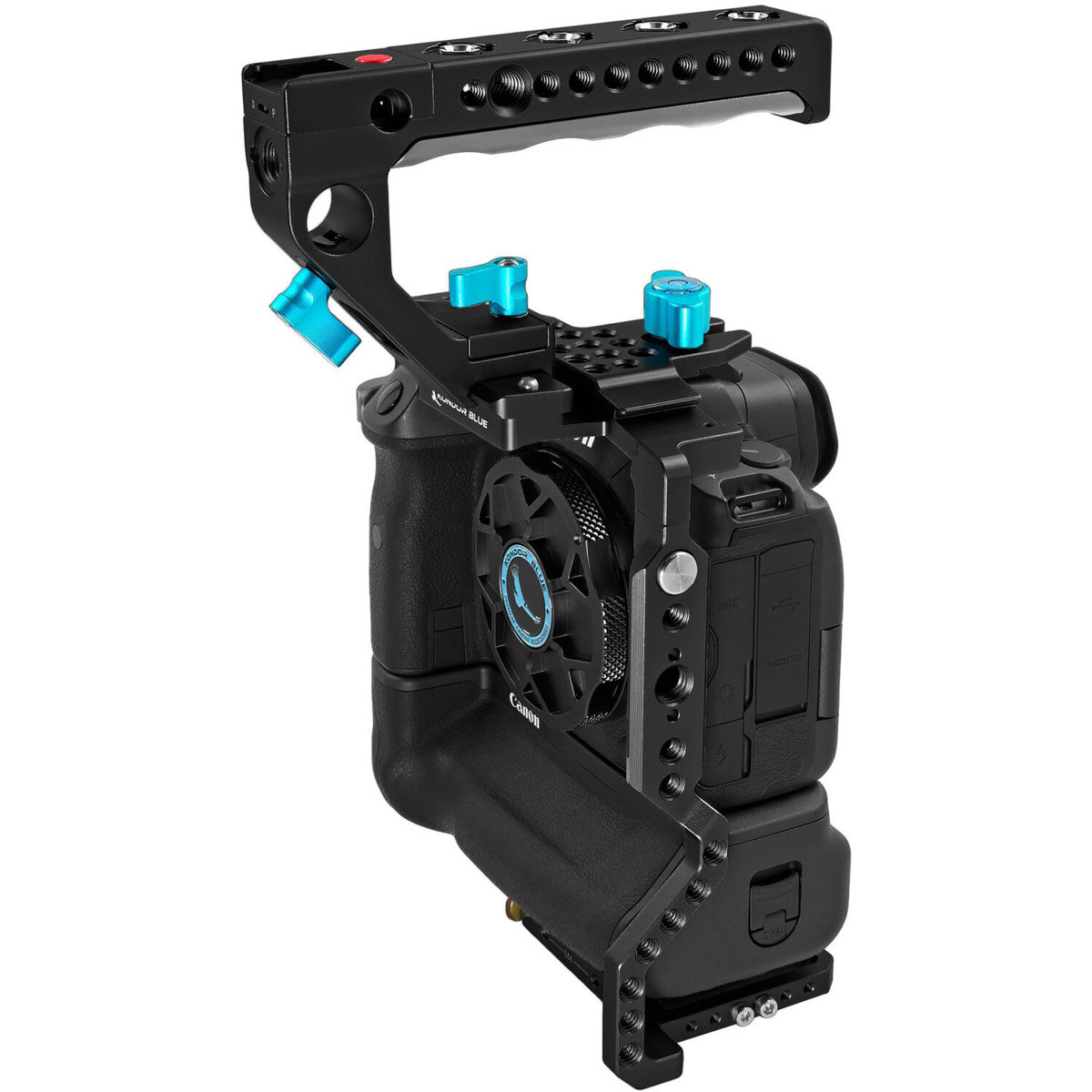 

Kondor Blue Full Cage w/Top Handle for Canon R5/R6/R,Requires Battery Grip,Black