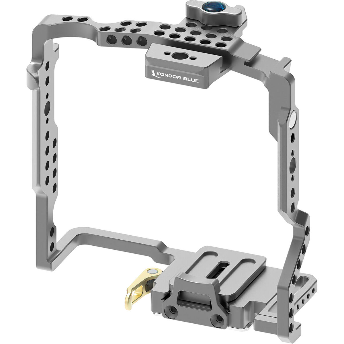 

Kondor Blue Full Camera Cage for Canon R5/R6/R, Requires Battery Grip,Space Gray