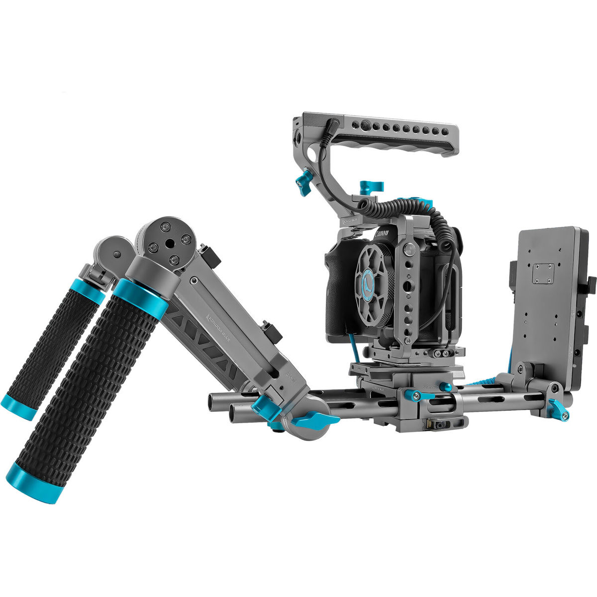 

Kondor Blue Ultimate Rig for Canon R5/R6/R Cage, Space Gray