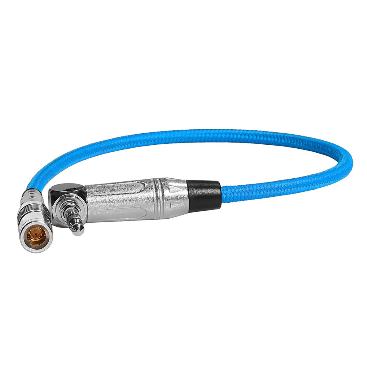 

Kondor Blue 10" DIN 1.0/2.3 to 3.5mm Timecode Cable for R5 C/Tentacle Sync, Blue