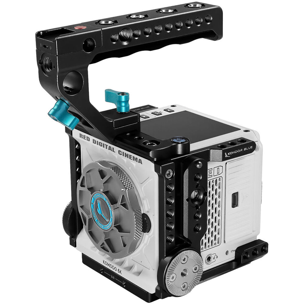 

Kondor Blue Full Camera Cage with Top Handle for RED Komodo Cameras, Raven Black