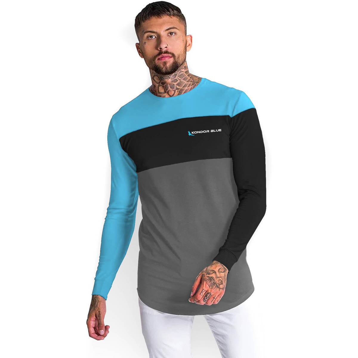 

Kondor Blue Premium Microfiber Tri-Color Lens Cleaning T-Shirt 2X-Large Long Sleeve