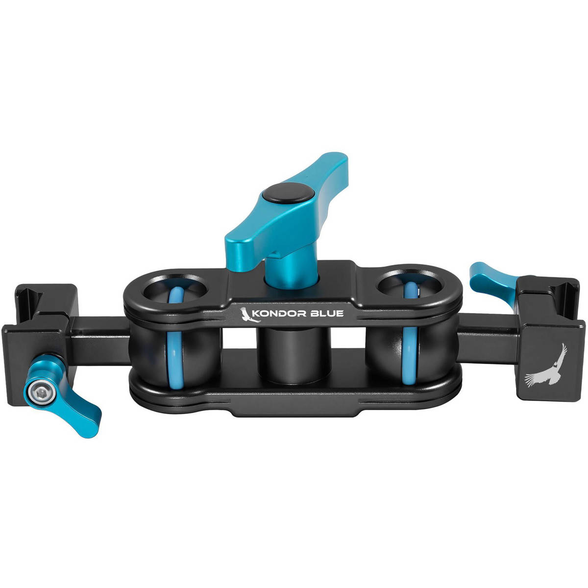 

Kondor Blue Double Ball Head Cine Magic Arm with NATO Clamps Raven Black