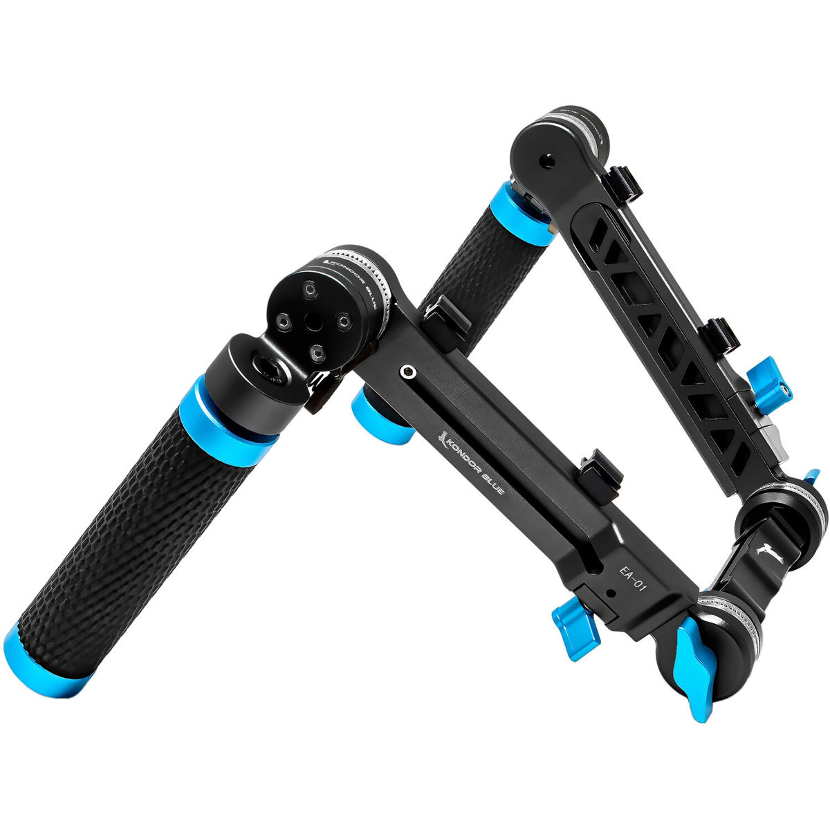 

Kondor Blue Rosette Arms, Grips and Clamp Bundle, Raven Black