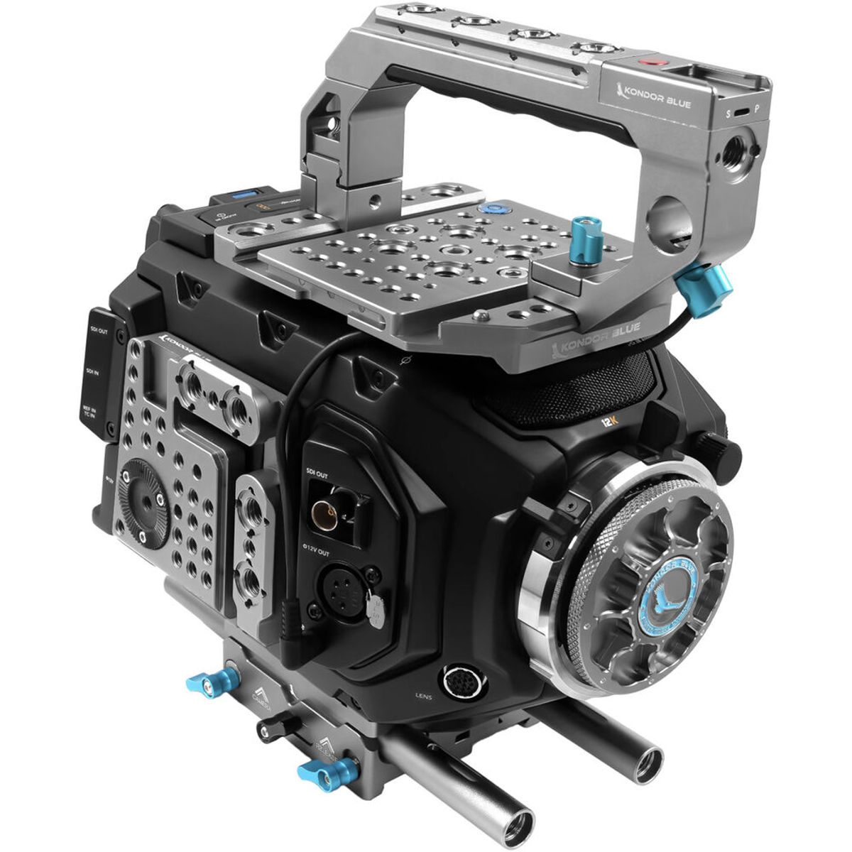

Kondor Blue Base Rig for Blackmagic Design URSA Mini 12K/4.6K/4K, Space Gray