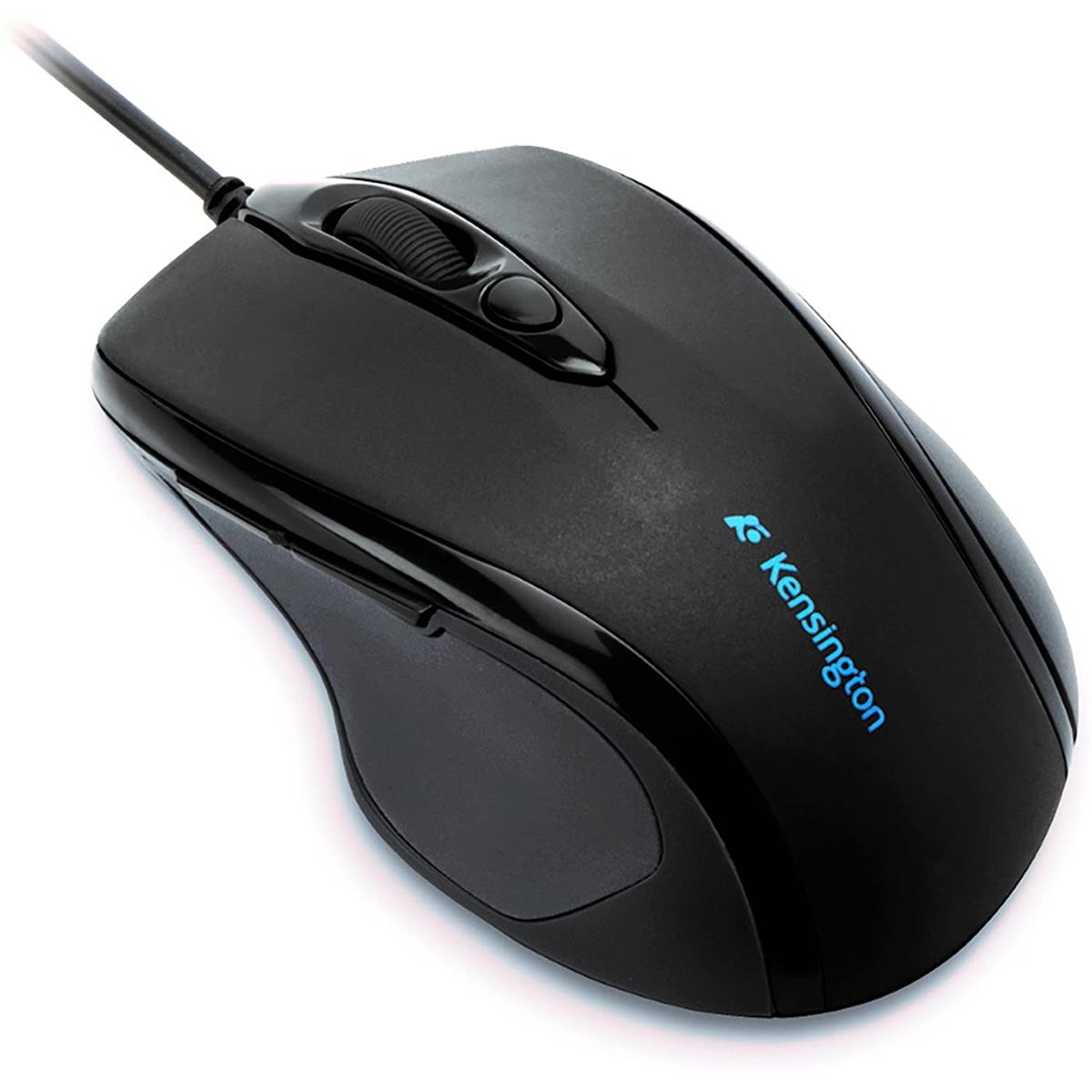 Image of Kensington Pro Fit Wired Mid-Size Right-Handed USB Mouse for Windows/Macs