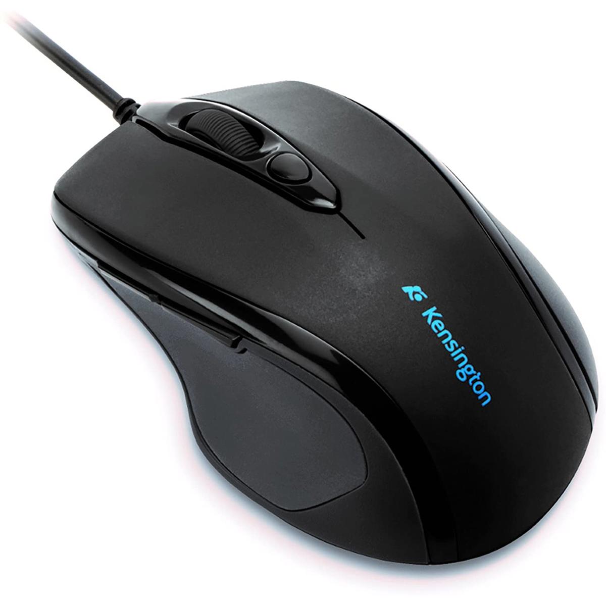 

Kensington Pro Fit Wired Mid-Size Right-Handed USB Mouse for Windows/Macs, Black