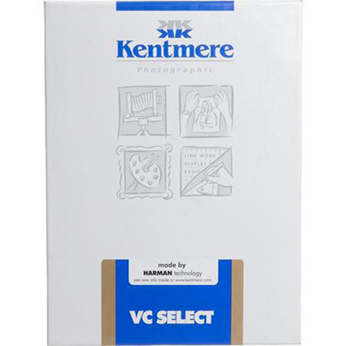 

Kentmere 6007627 VC Select Paper, 16x20in, 10 Sheets