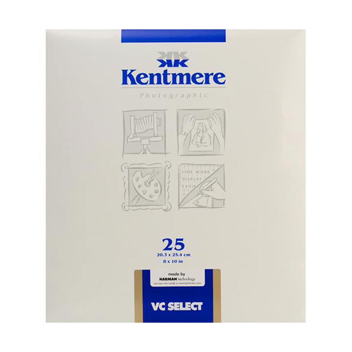 Kentmere 6008200 VC Select Paper, 8x10 дюймов, 25 листов