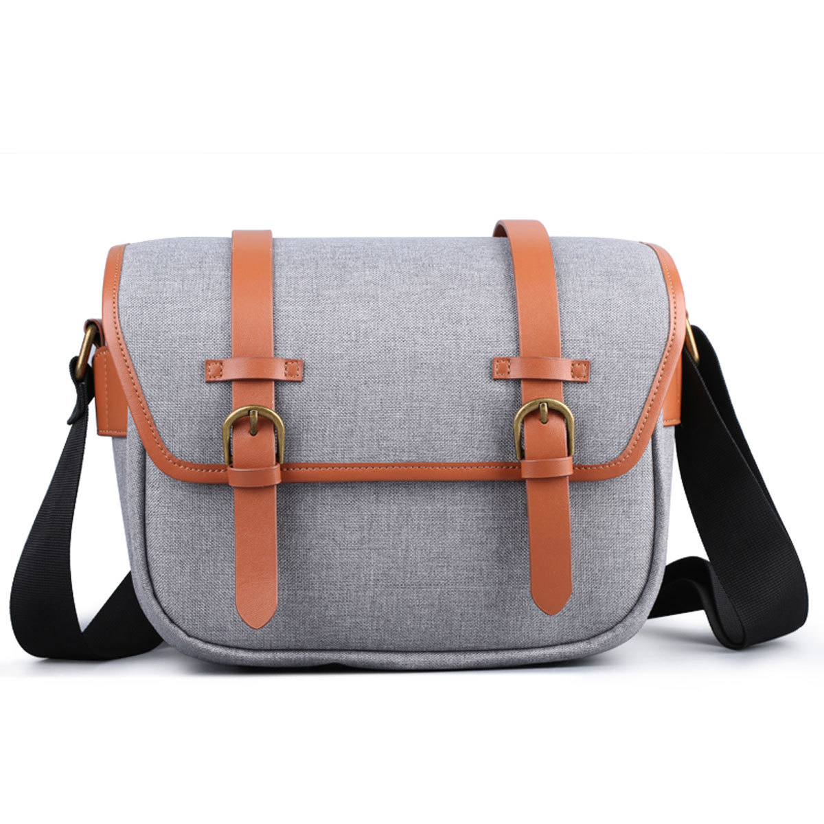 

K&F Concept Waterproof Nylon Portable Messenger Photo Bag, Light Gray