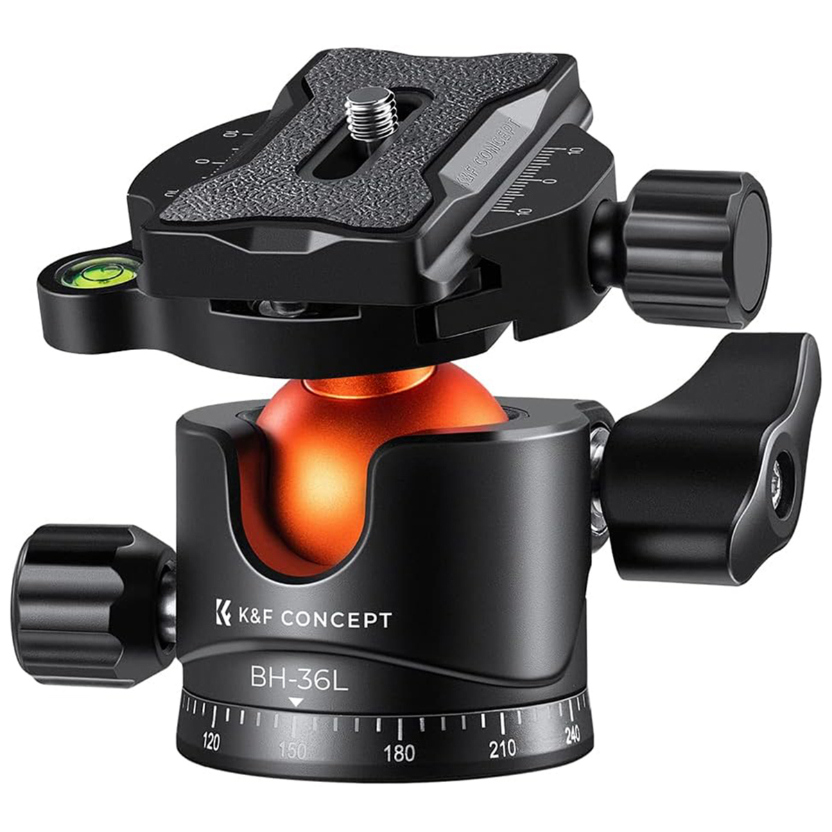 

K&F Concept BH-36L 36mm Aluminum Alloy Panoramic Tripod Ball Head with QR Plate