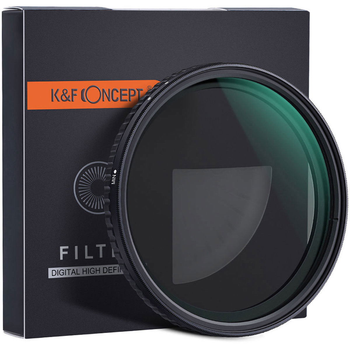 KF Concept 58-миллиметровый Nano-X фейдер с регулируемой яркостью NDX, ND8-128 #KF01.1325