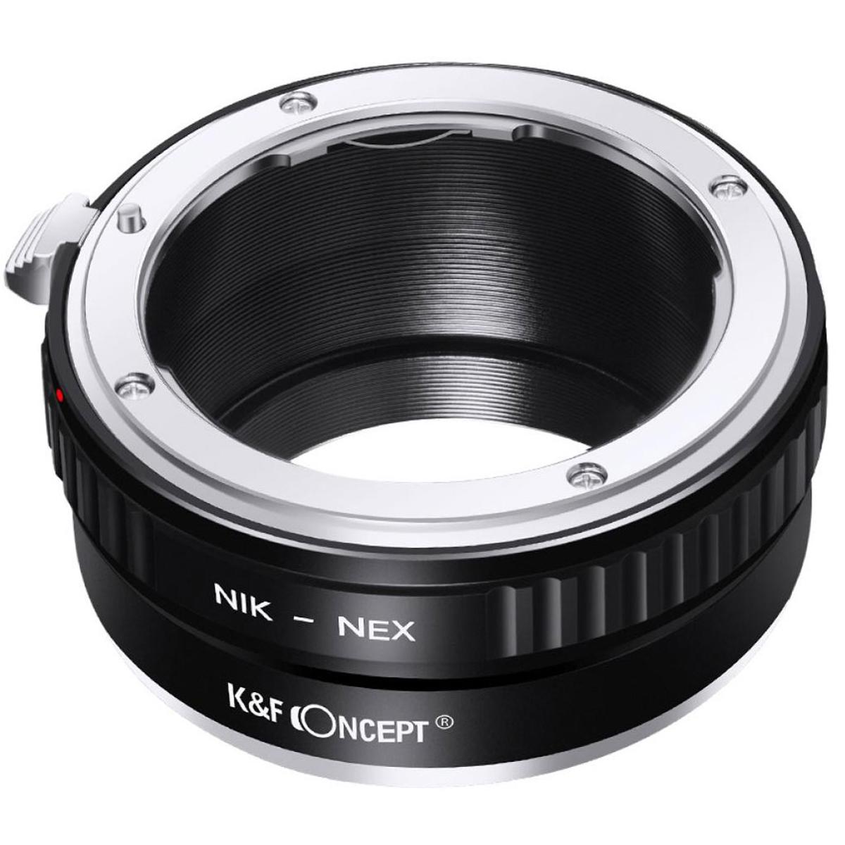 Photos - Teleconverter / Lens Mount Adapter K&F CONCEPT K&F Concept High Precision Lens Adapter Mount,NIK-NEX KF06.068 