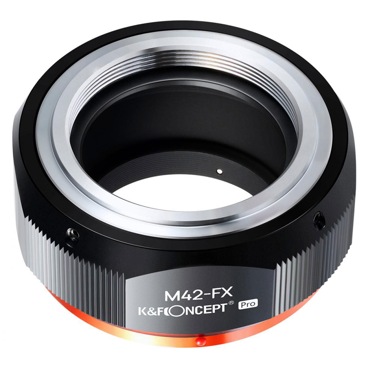 

K&F Concept KF M10115 High-precision Lens Adapter Ring, Matte Paint, Orange Secondary Oxide, M42-FX