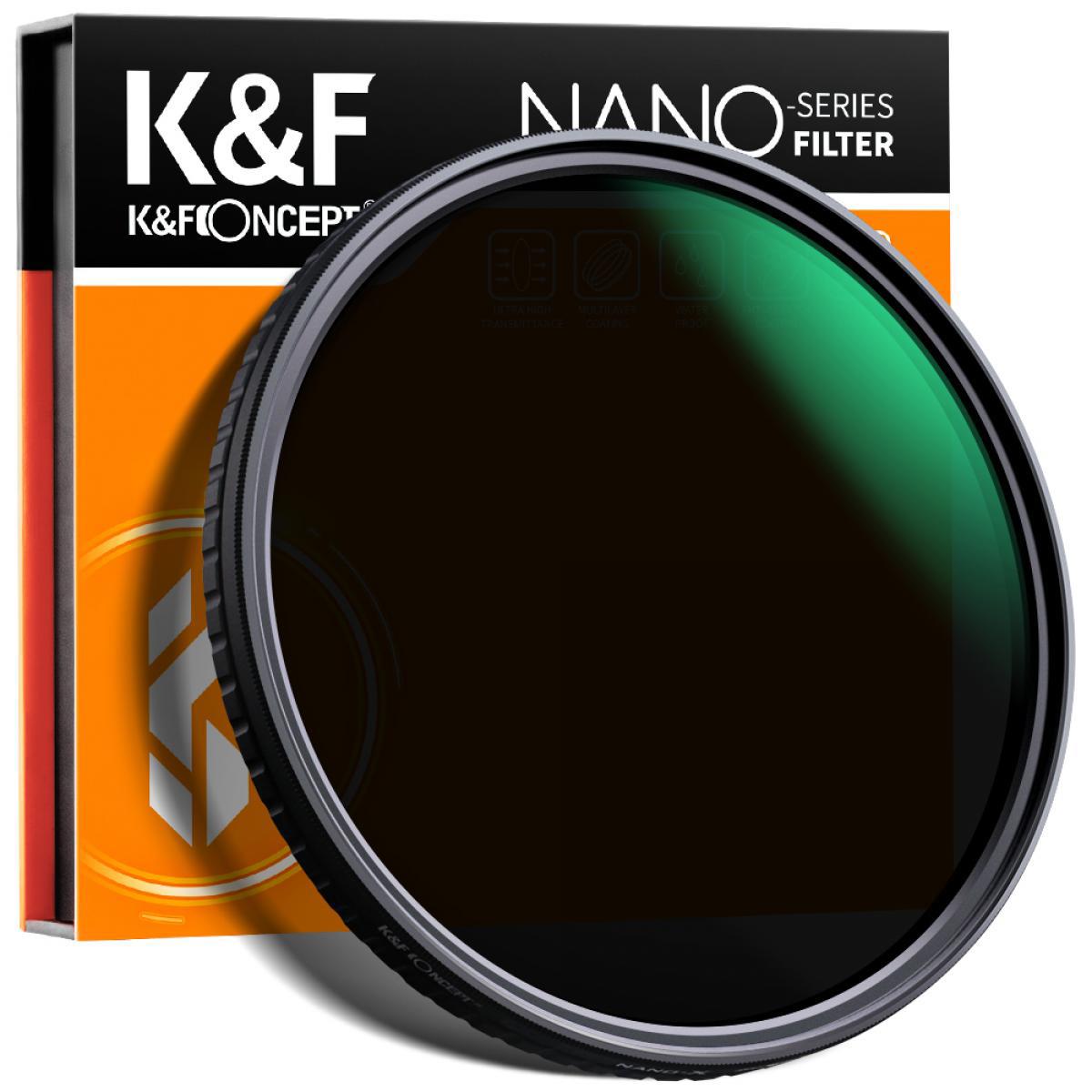 

K&F Concept 55mm Nano-X Variable ND32-512 Filter