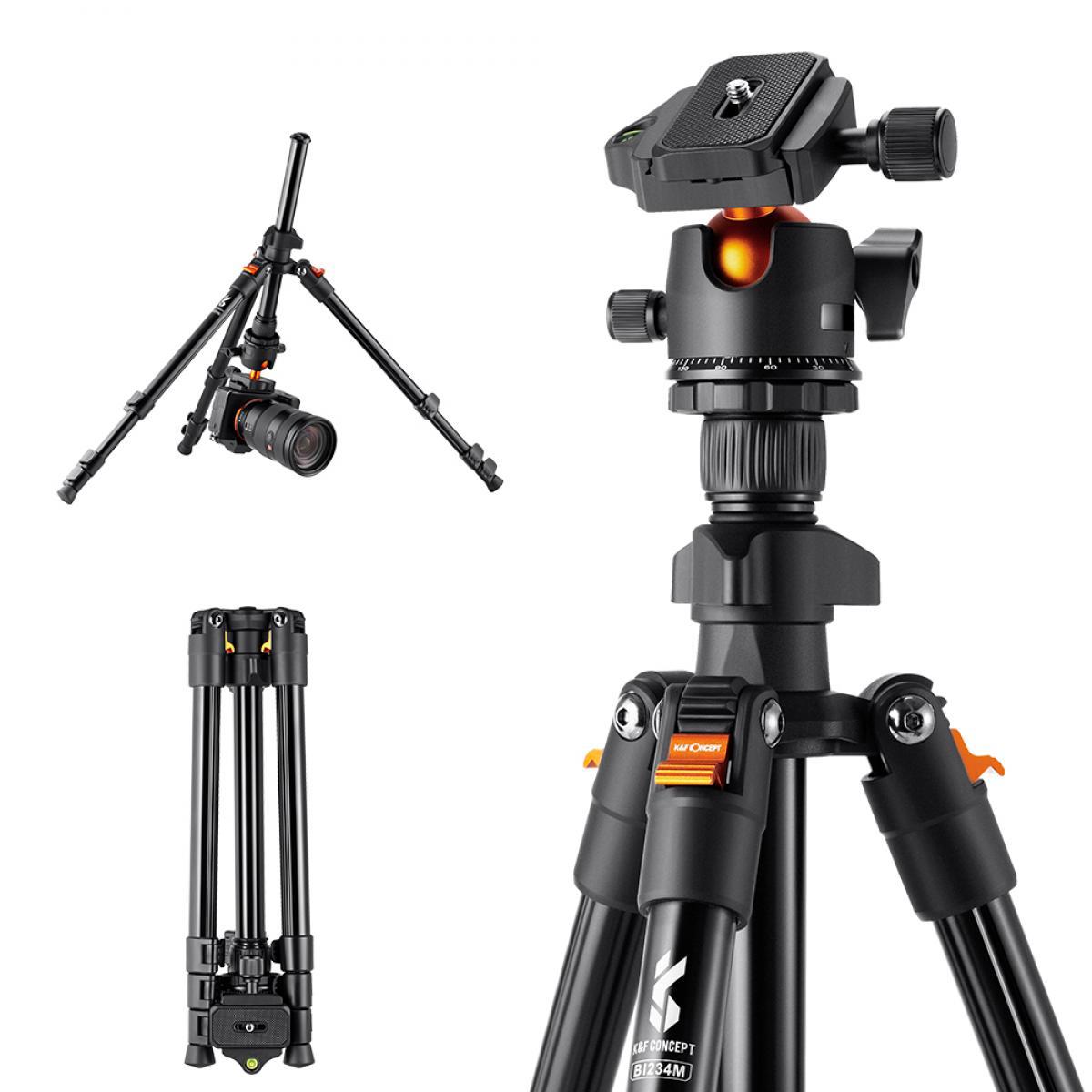 Photos - Tripod K&F CONCEPT K&F Concept K234A1 4-Section Lightweight Travel Vlog  with Ball 