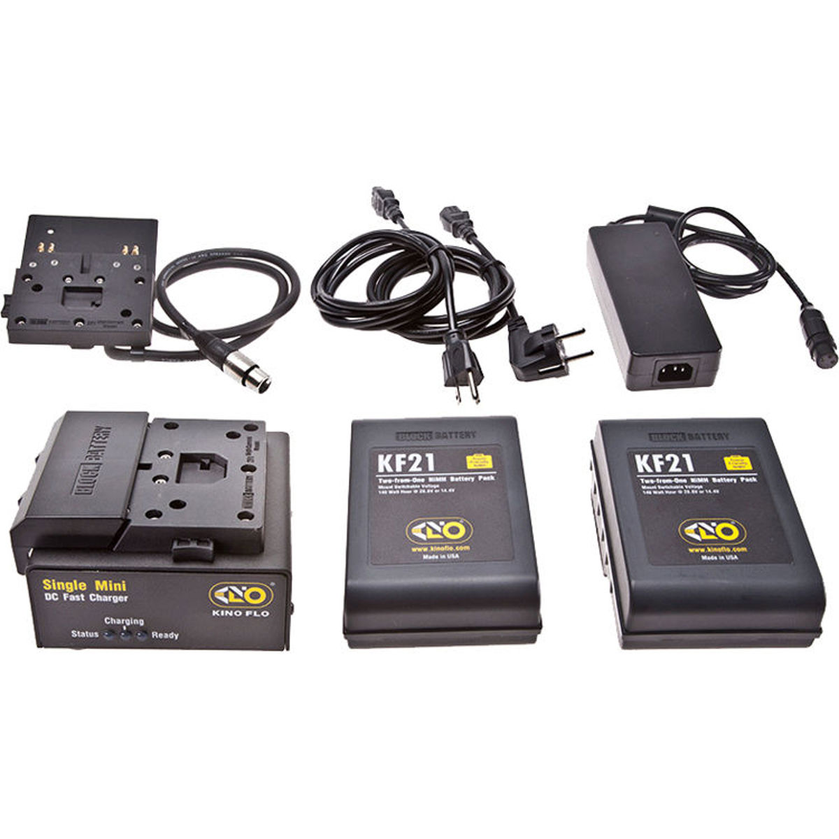 

Kino Flo 2x Block/KF21 140Whr 28.8V NiMH Battery and Single Channel Fast Charger