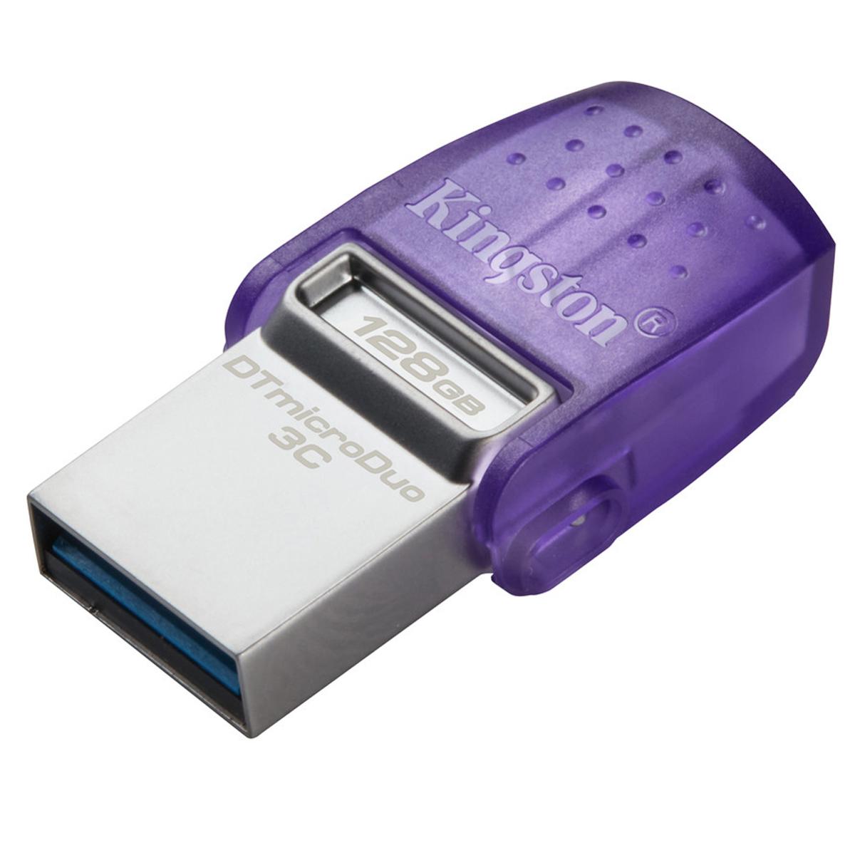 

Kingston Technology DataTraveler microDuo 3C 128GB USB-C and USB-A Flash Drive