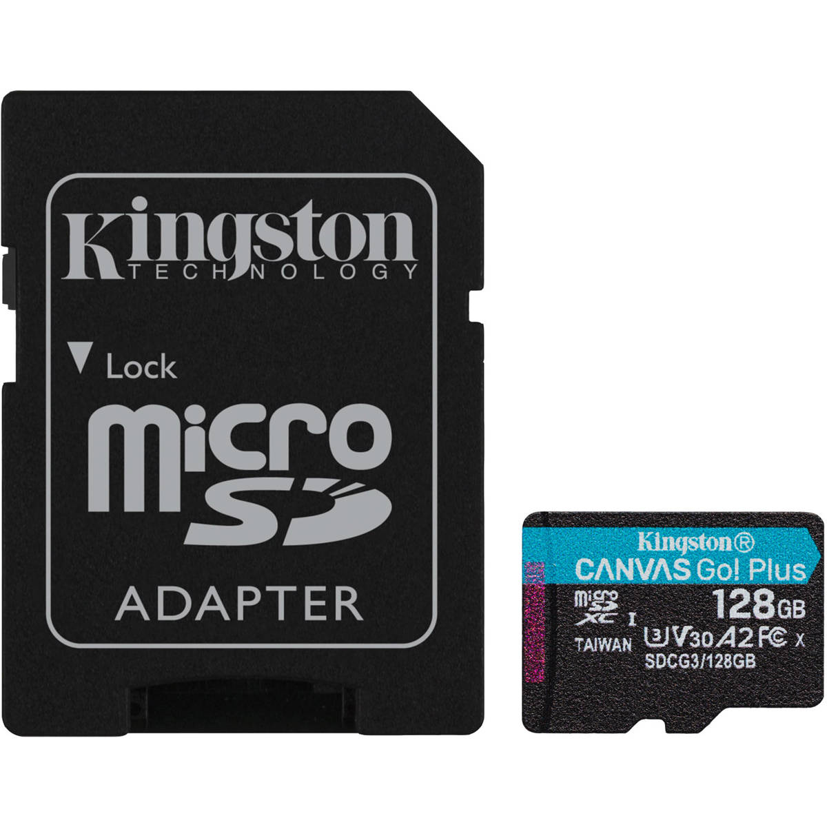 

Kingston Technology Canvas Go! Plus 128GB microSDXC Memory Card with SD Adapter