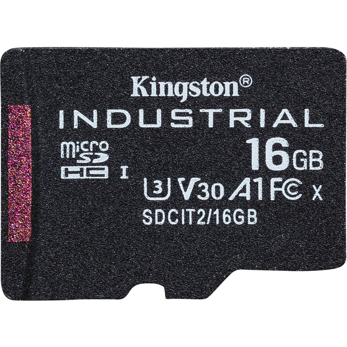 

Kingston Technology Industrial 16GB microSDHC UHS-I Class 10 Memory Card