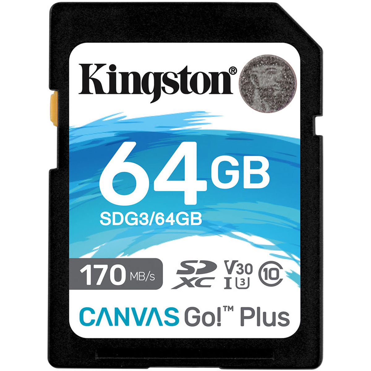 

Kingston Technology Canvas Go! Plus 64GB SDXC UHS-I Class 10 Memory Card