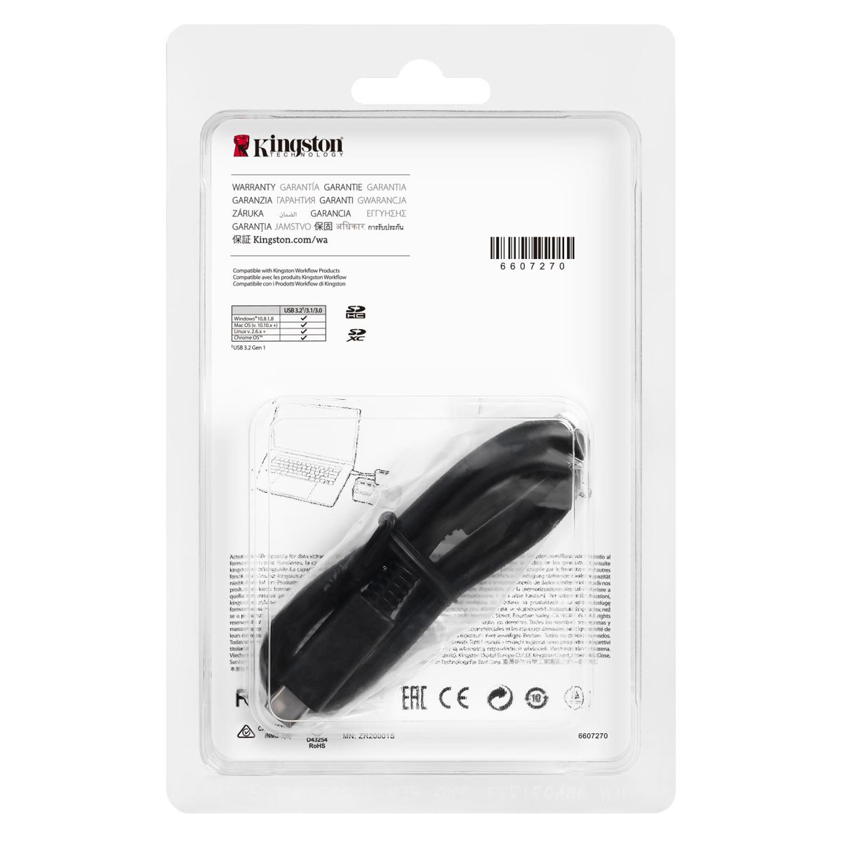 Kingston Technology WFS-SD USB 3.2 Gen1 Workflow SD Card Reader