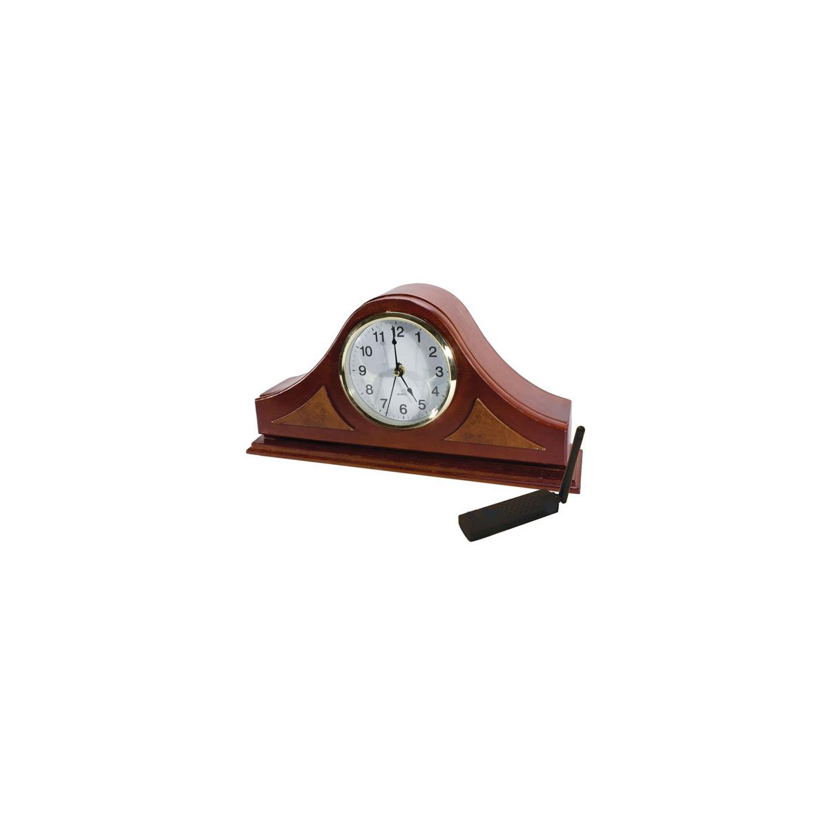 Image of KJB Security Products C12437 SleuthGear Mantel Clock Wireless Color Camera