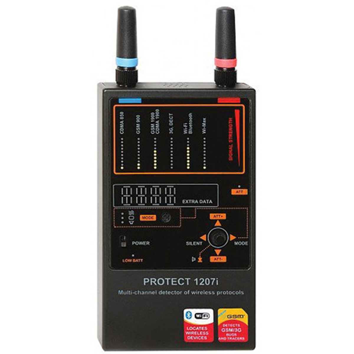 

KJB Security Products DD1207 Multi-Channel Detector for Wireless Protocols