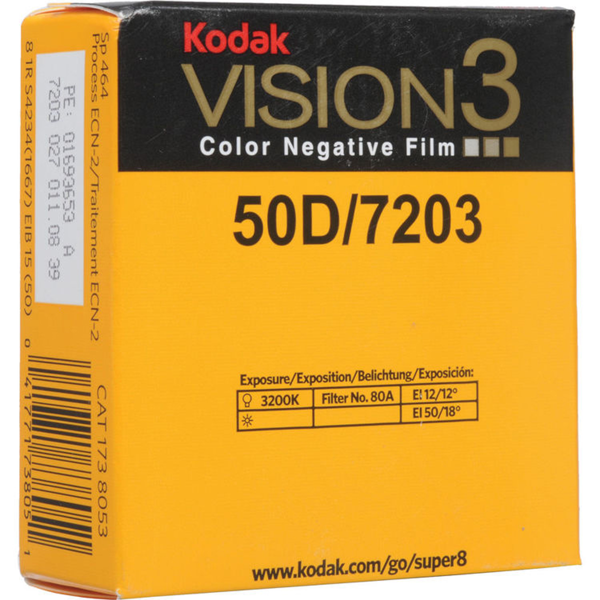

KODAK Kodak VISION3 50D/7203 Color Negative Film