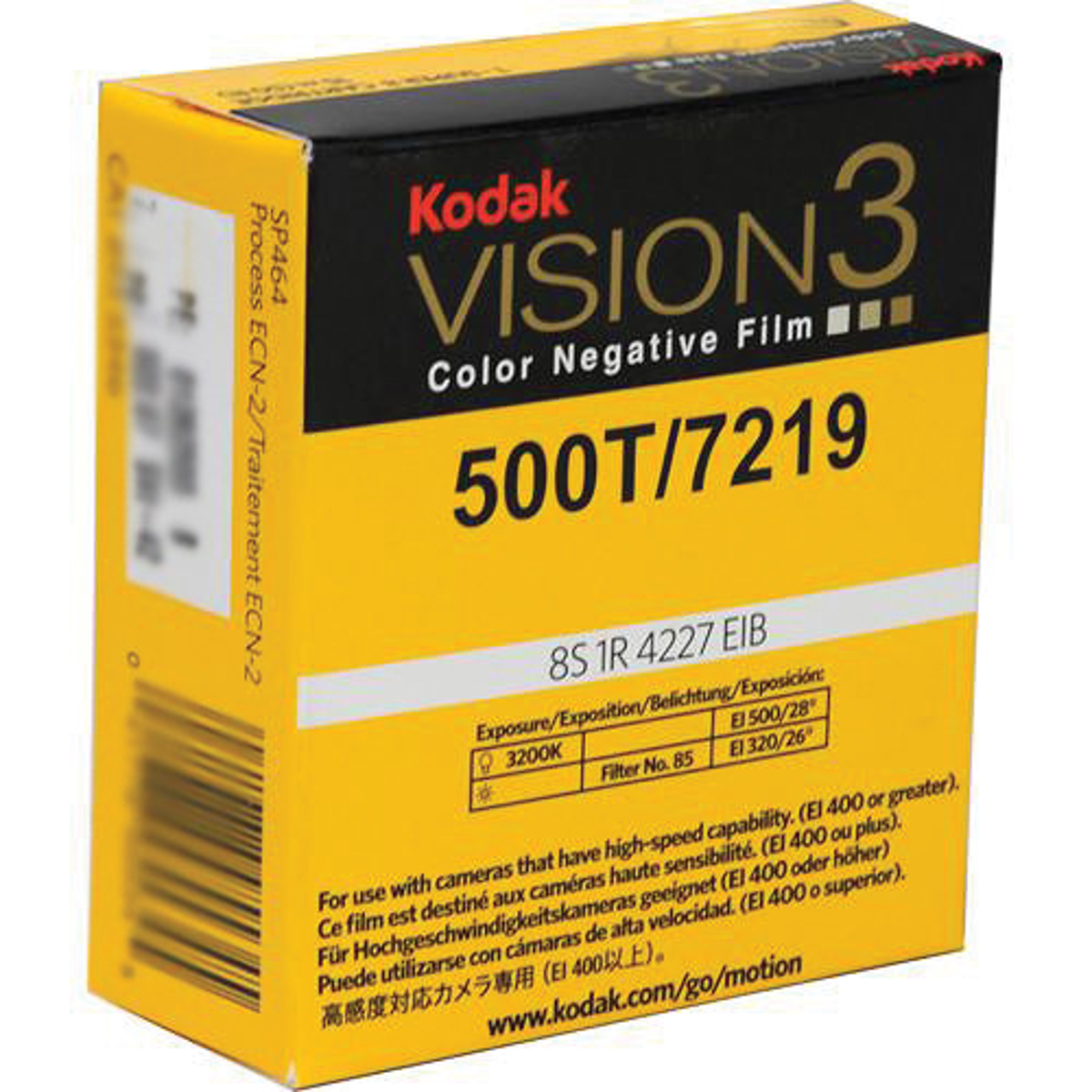 

Kodak Vision3 500T Color Negative Film 7219/SP455