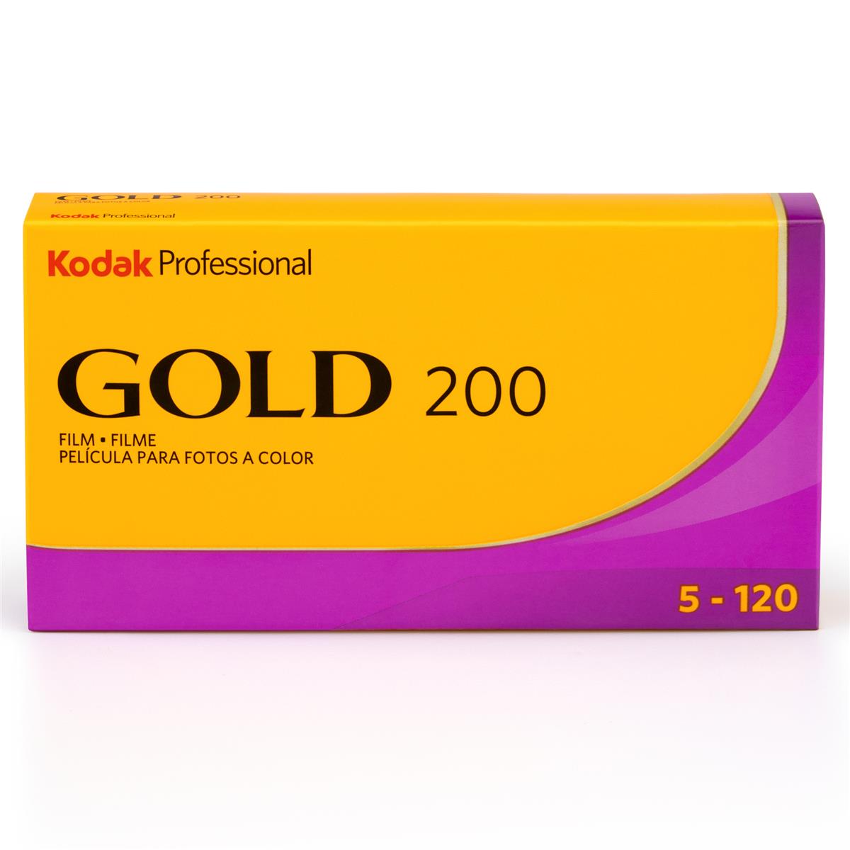 KODAK Gold 200 Color Negative Film, 120 рулонов пленки, 5 шт. в упаковке #1075597