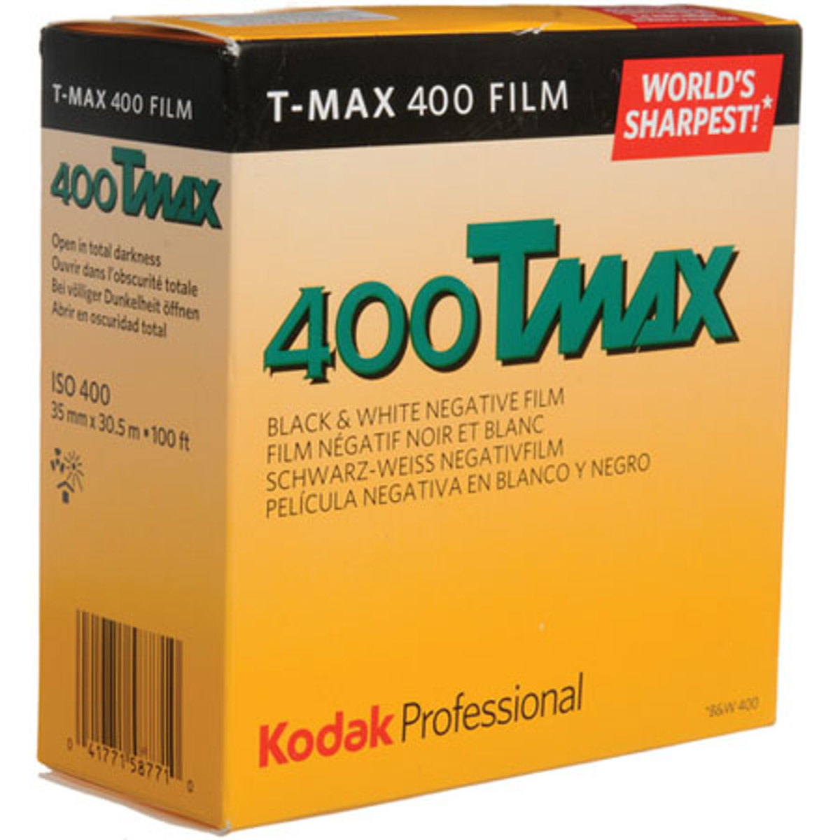 

KODAK Kodak T-Max 400, 400TMY, Black & White Film, 35mm Size, 100' Roll