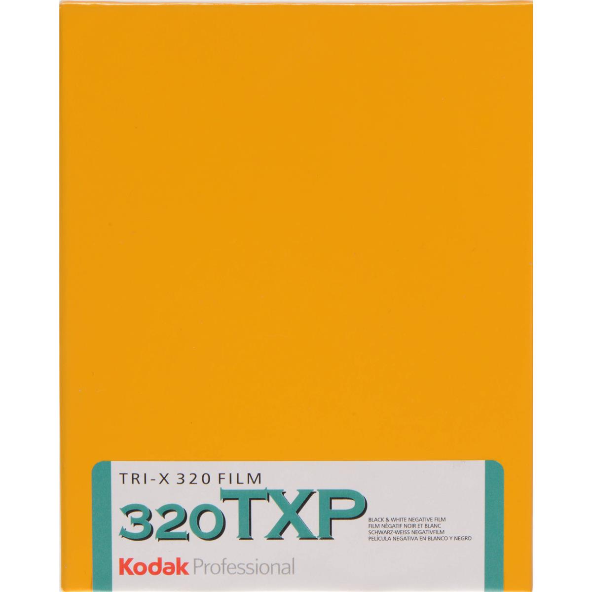 Kodak Professional Tri-X Pan 320 TXP 4164 BW Film ISO 320, 4x5'', 10 листов