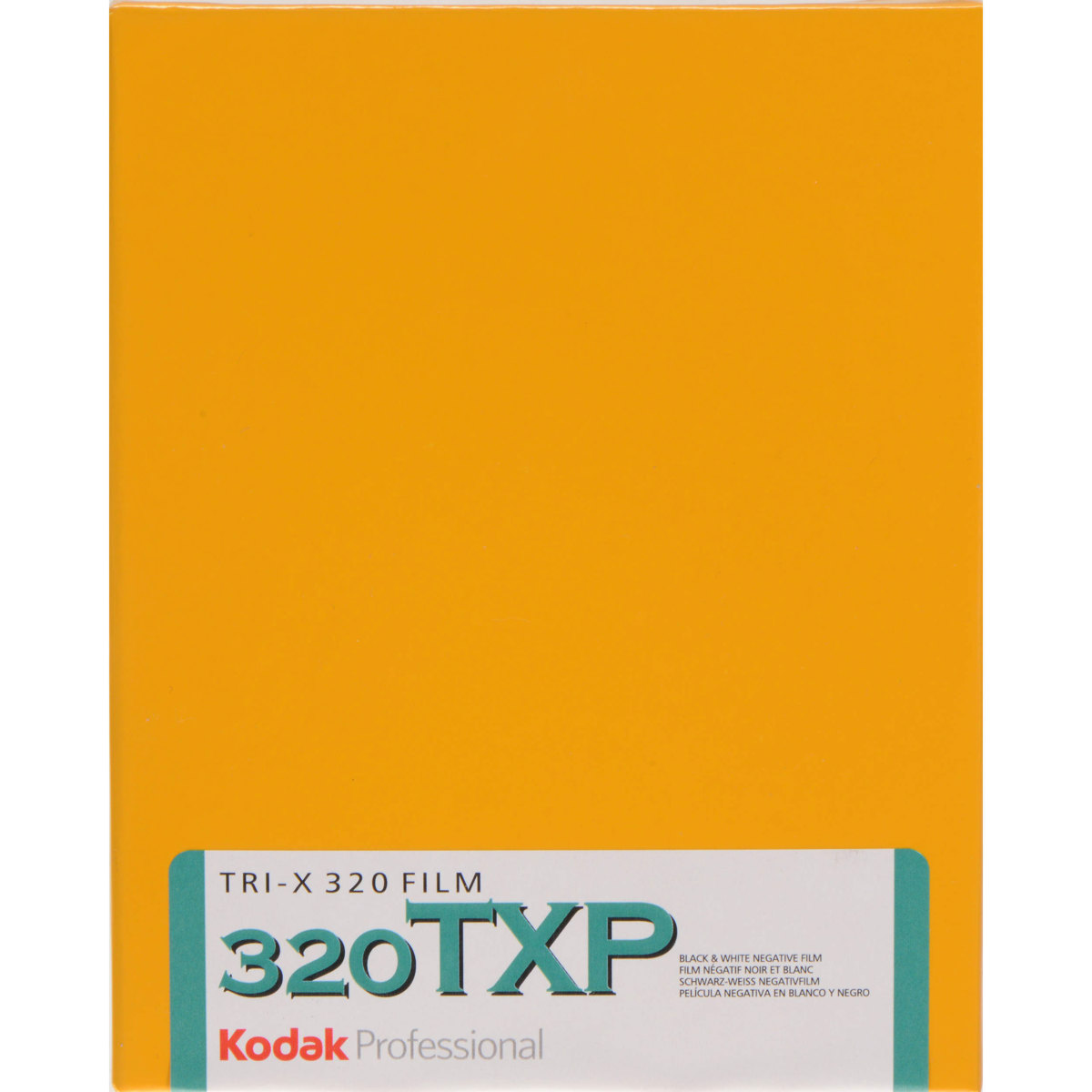 

KODAK Kodak Professional Tri-X Pan 320 TXP 4164 B&W Film ISO 320, 4x5", 10 Sheets