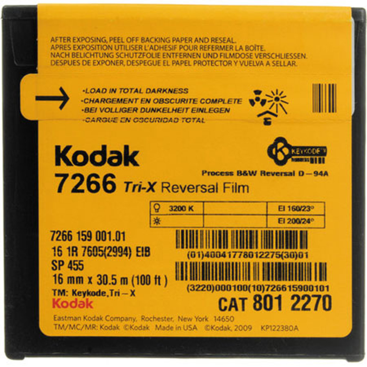 

Kodak TXR455 Tri-X Black & White Reversal Film, 100' Roll