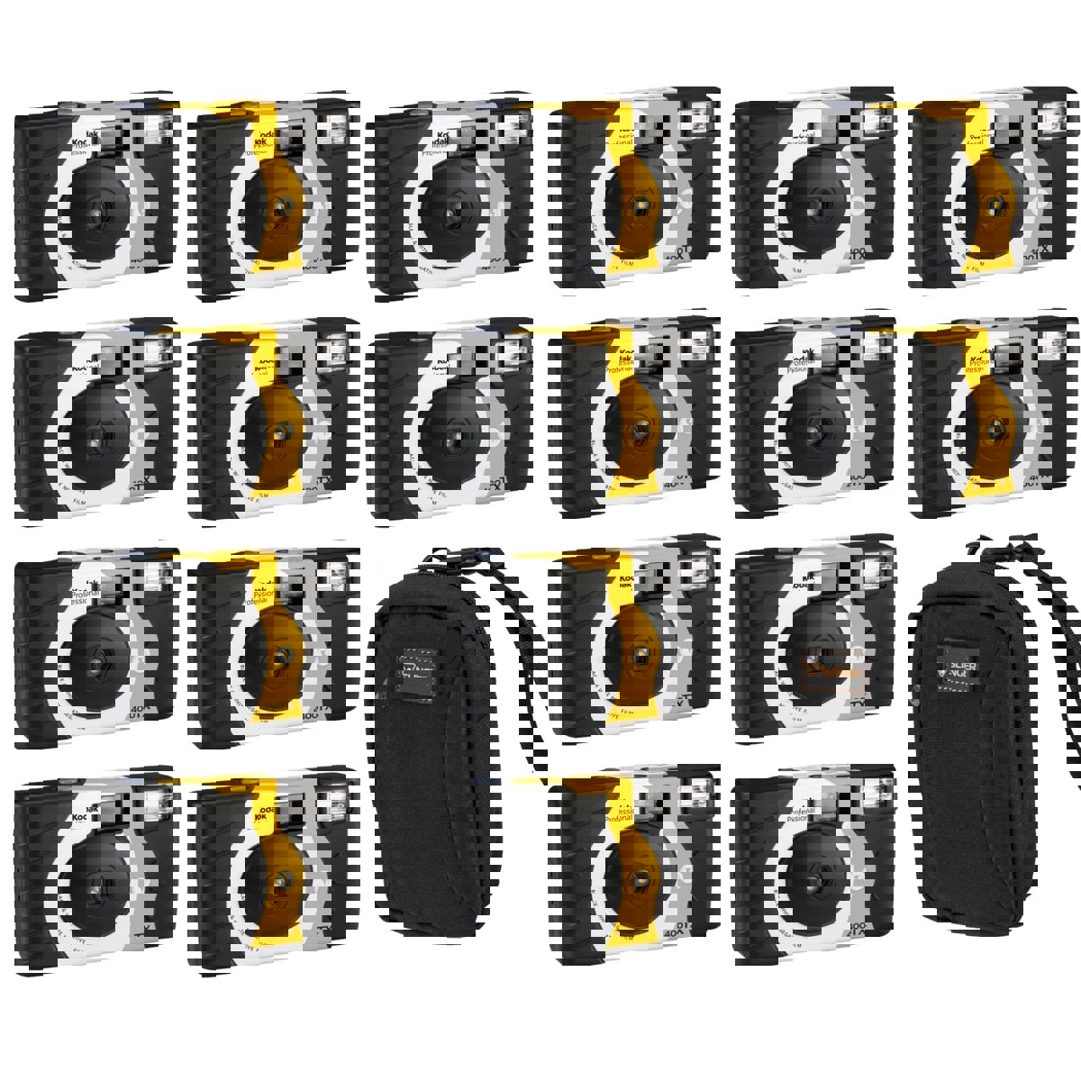 Kodak KODAK Professional Tri-X 400 B&amp;W Film Disposable Camera, 27 Exp. 10-Pack W/Bag