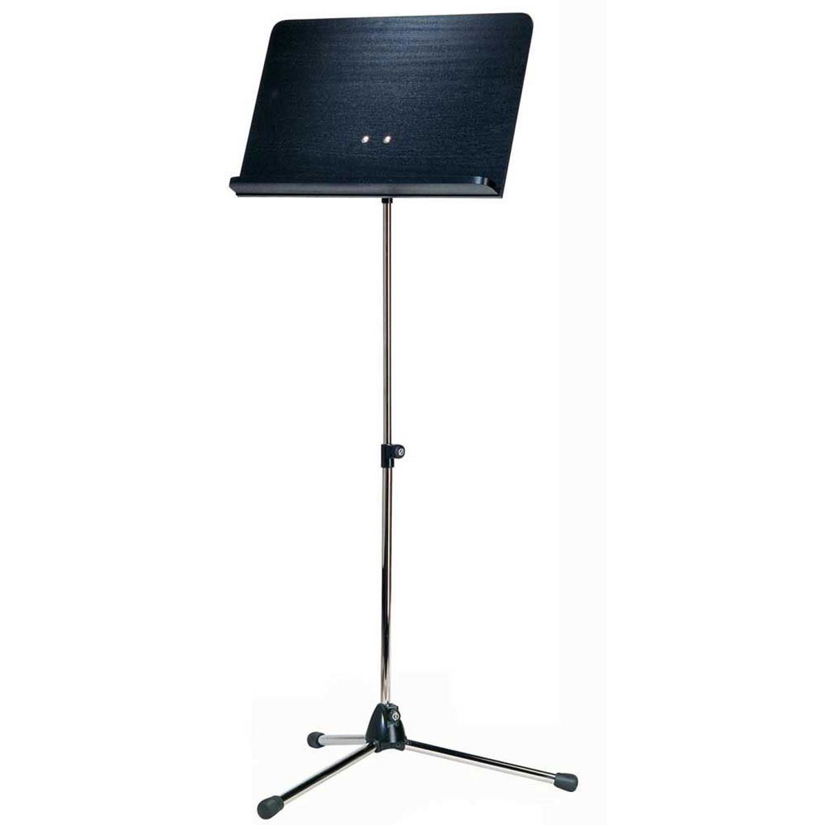 

K&M 118/1 Orchestra Music Stand with Chrome Stand and Black Wooden Desk