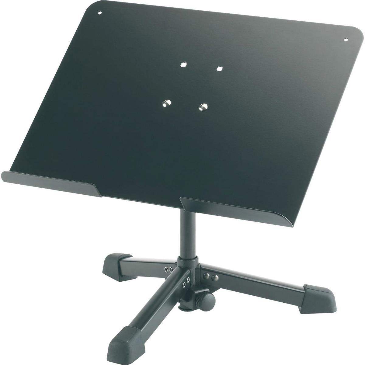 

K&M 12140 Universal Table-Top Music Stand, 9.45" Height, 8.81 lb Capacity, Black