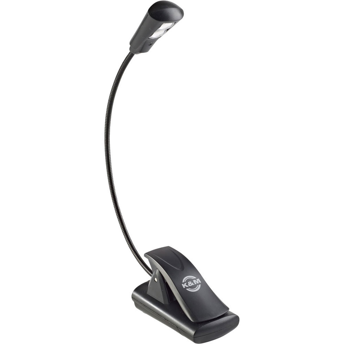 

K&M 12242 Music Stand Light with Single Head 2 LED Flexlight, Black