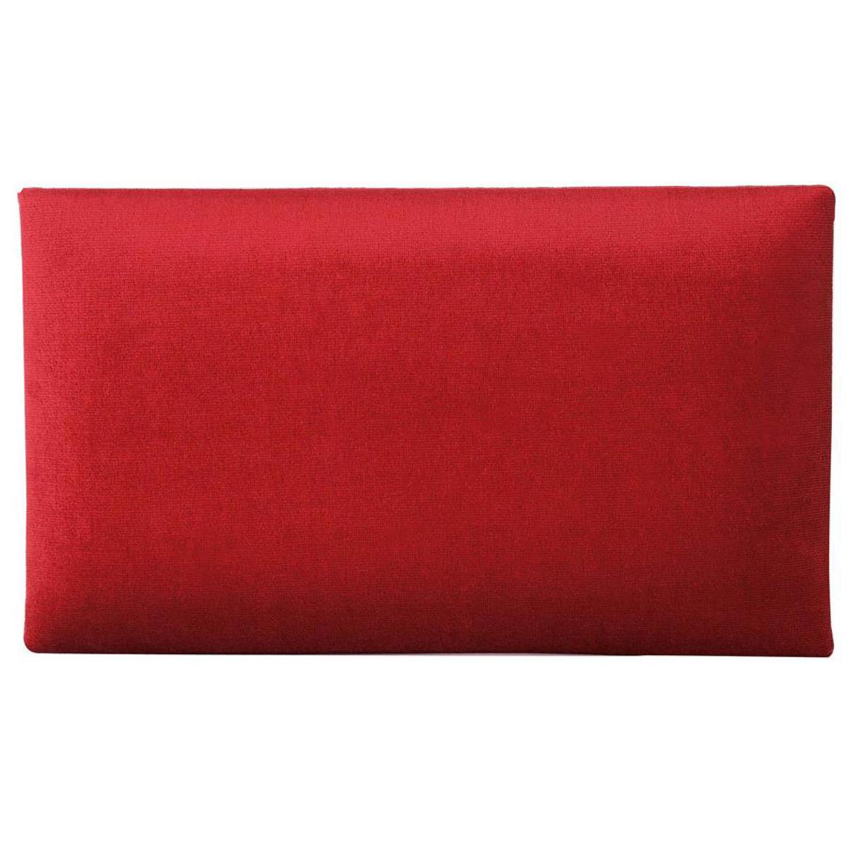 

K&M 13802 Velvet Seat Cushion for Piano Benches, Red