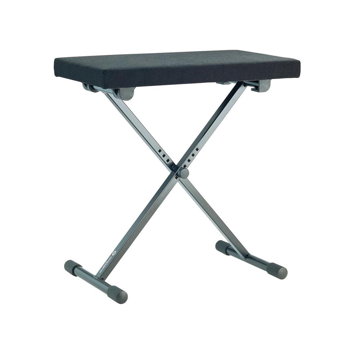 Image of K&amp;M 14066 Keyboard Bench with Fabric Seat